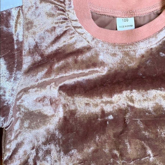 Brand new crushed velvet jogger set size 12 months - Picture 6 of 8